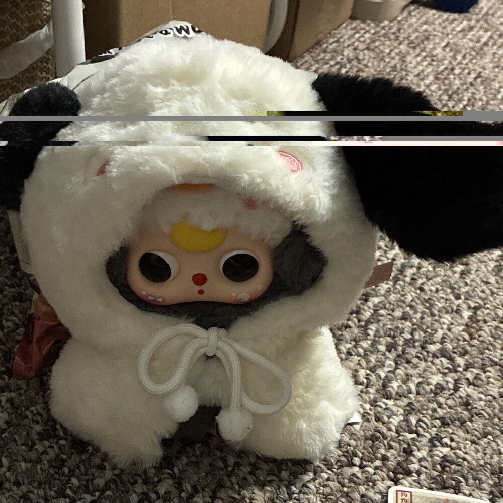 Baby three I’m not a warrior not a hero dog penguin plush blind box